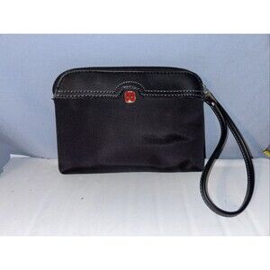 Swiss Army Travel Cosmetic Zipper Bag Pouch 7.5x5 Black